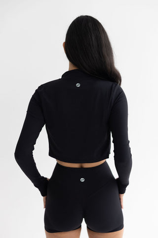 Elemental Crop Jacket, Black