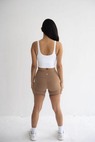 Aspire Seamless Shorts, Cocoa