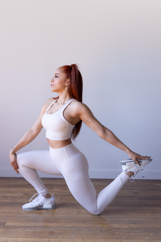 All Motion Seamless Leggings, Cream